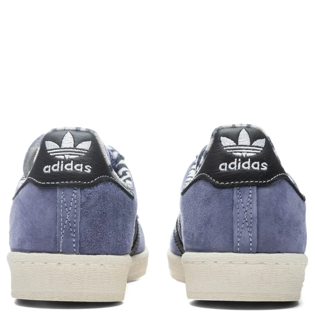 Adidas Originals x X-Large Campus 80 - Orbit Violet/Black/White