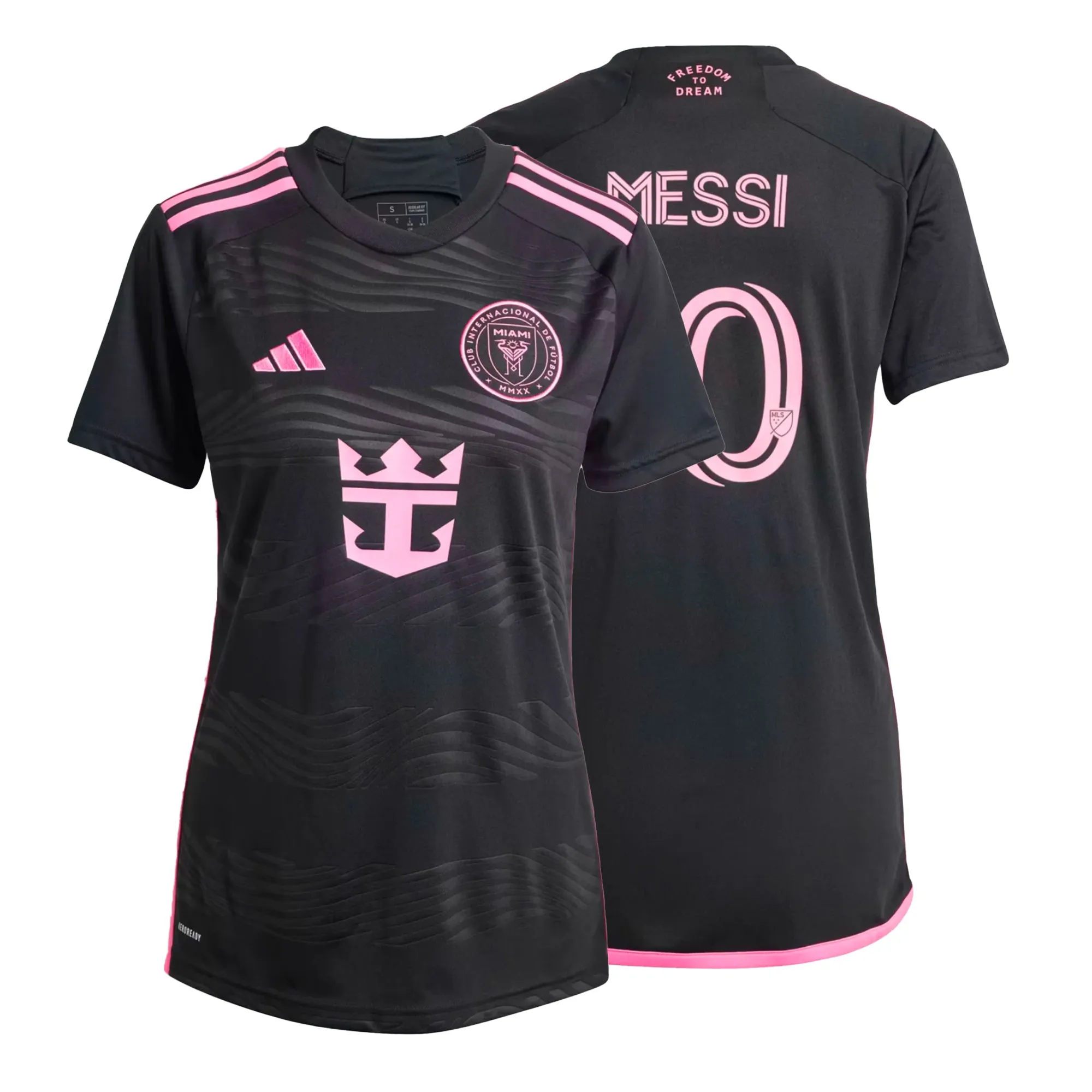 adidas Women's Inter Miami 2024/25 Away Jersey w/ Messi #10 Printing