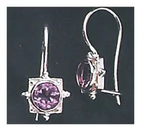 Alma Amethyst Earrings