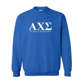 Alpha Chi Sigma Greek Letters Sweatshirt