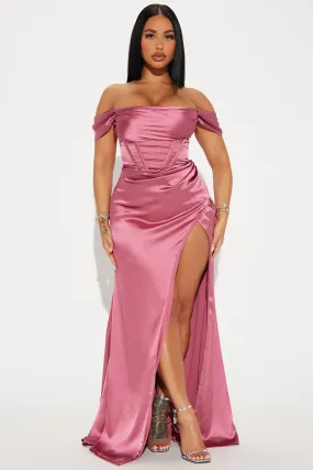 Andrea Corset Gown - Mauve