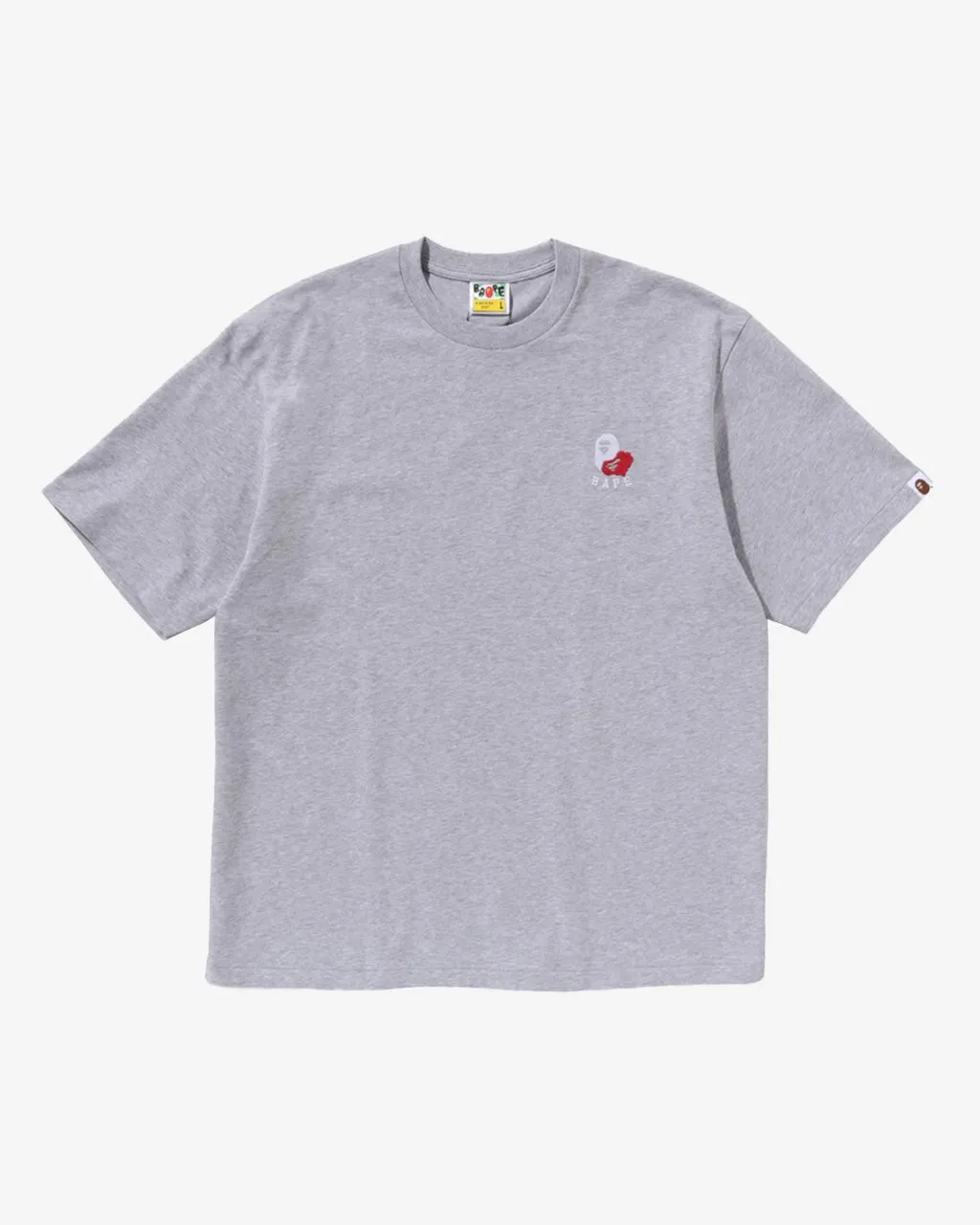 Ape Head 2 Point Relaxed FIt Tee Gray