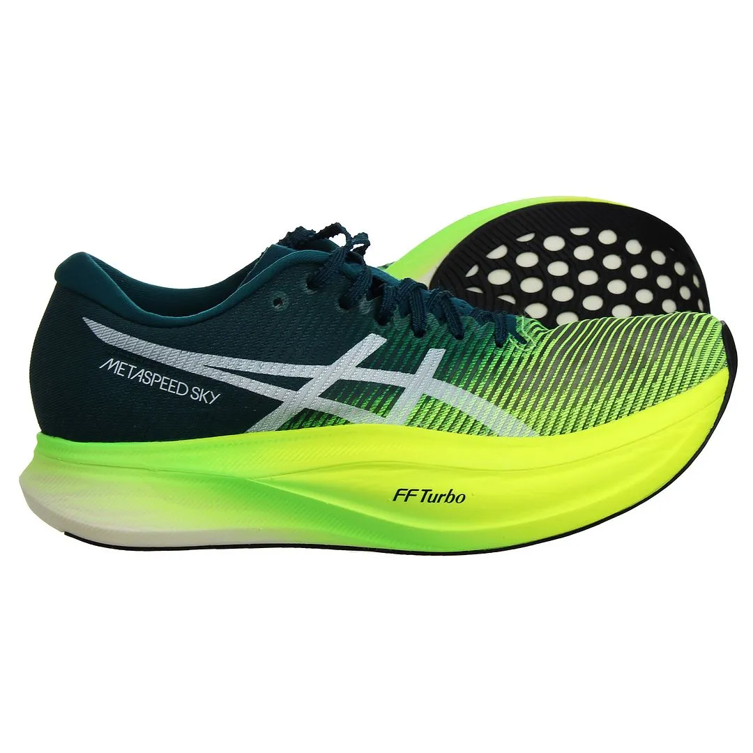 Asics MetaSpeed  Mens Yellow Trainers