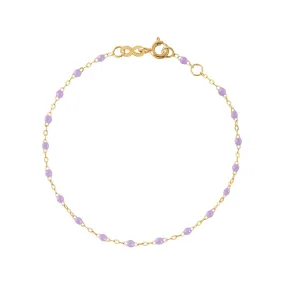 Baby Classic Gigi Lilac bracelet, Yellow Gold, 5.1"