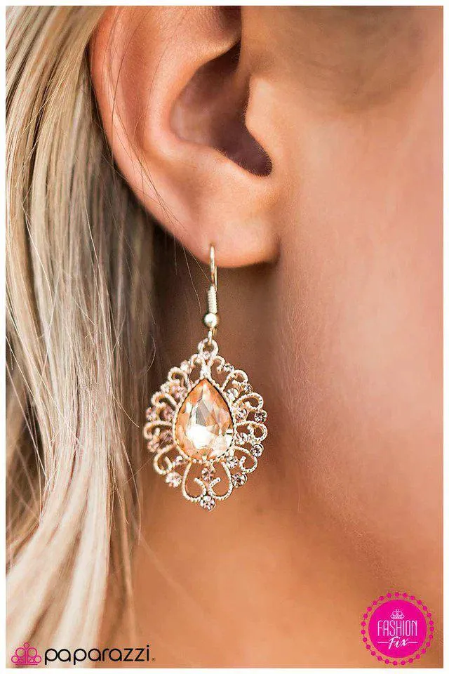 Baby, You're So Classic Gold Earrings - Paparazzi Accessories