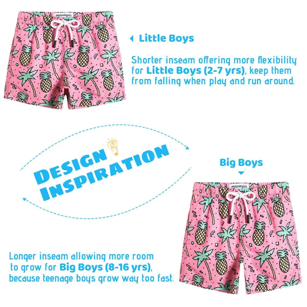 Boys Geometric Patterns Swim Trunk