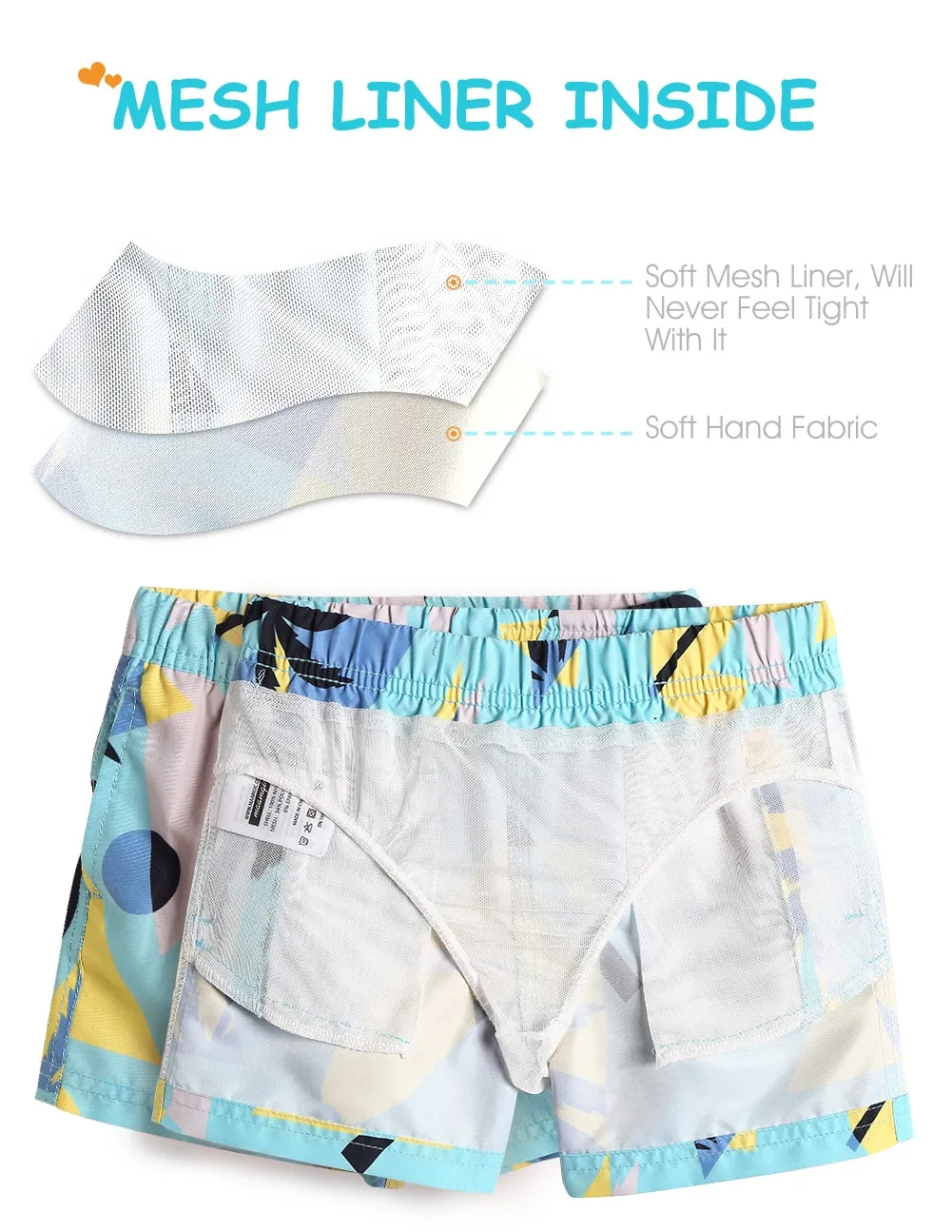 Boys Geometric Patterns Swim Trunk