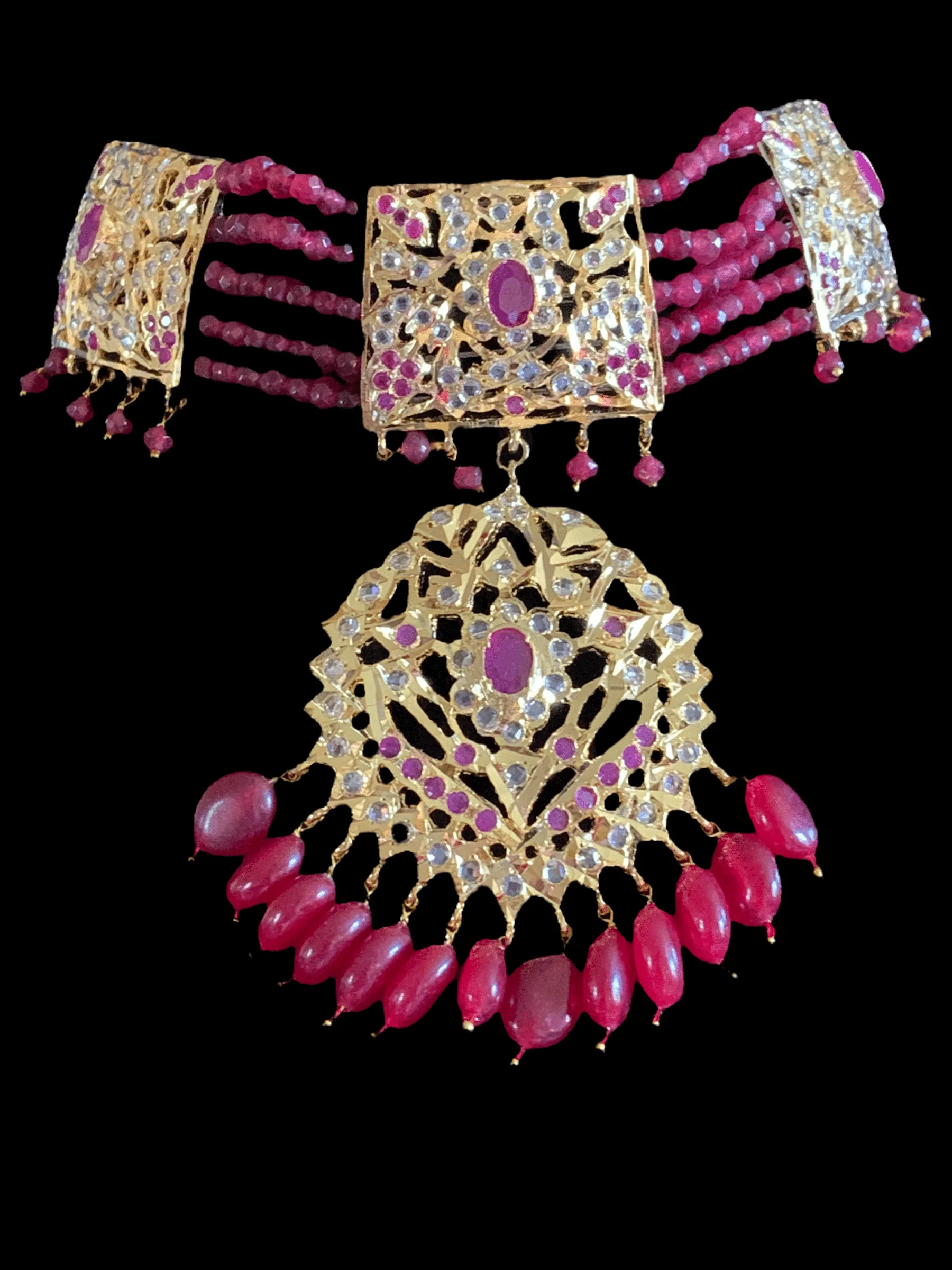 BR20 Gehna bridal set (Ruby ) (READY TO SHIP)