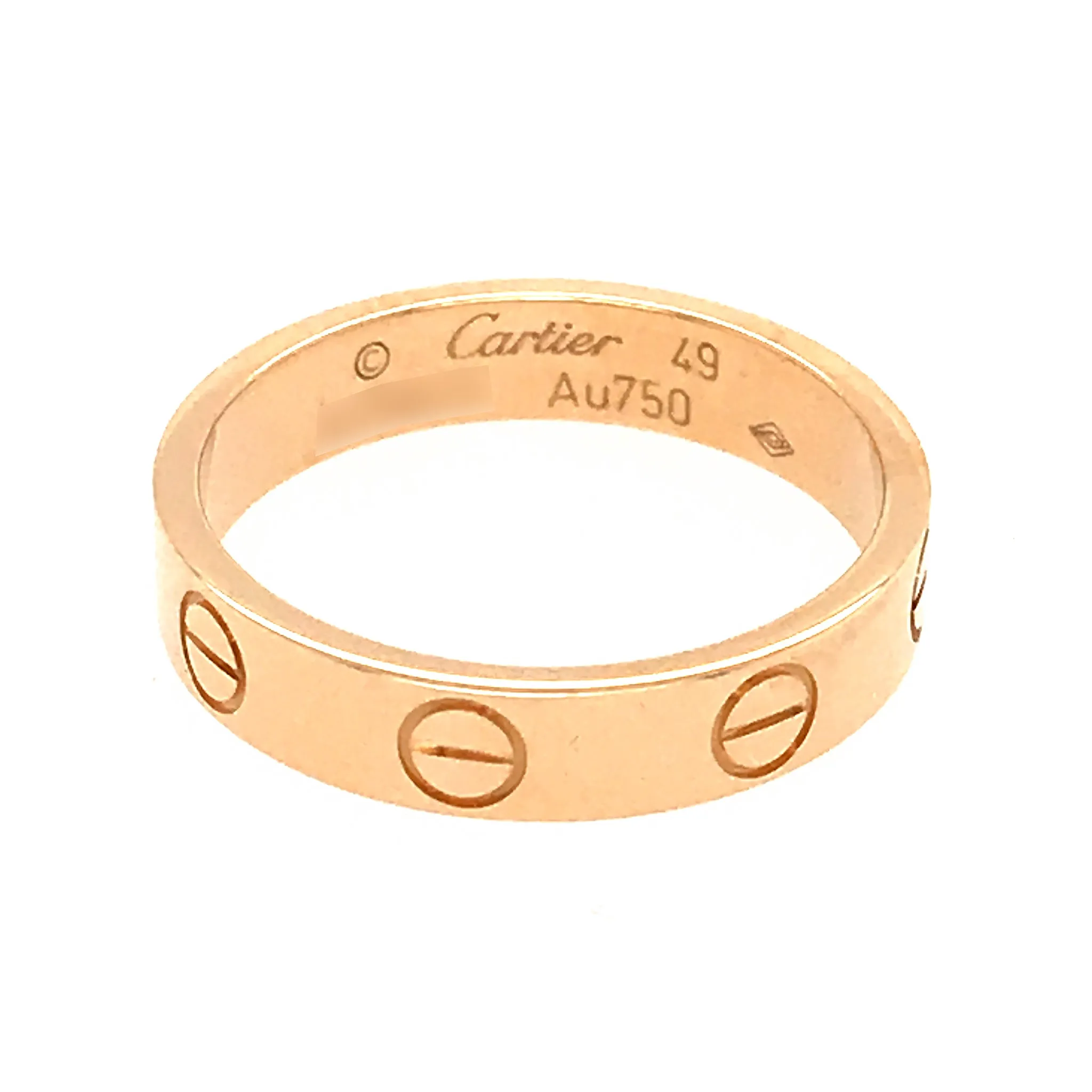 Cartier Love Wedding Band Ring Size EU 49