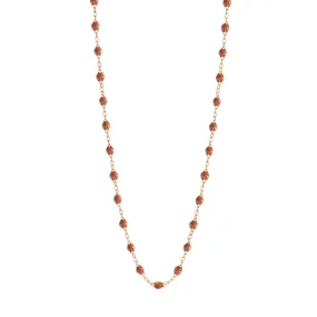 Classic Gigi Fauve necklace, Rose Gold, 17.7"