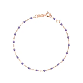 Classic Gigi Mauve bracelet, Rose Gold, 5.9"