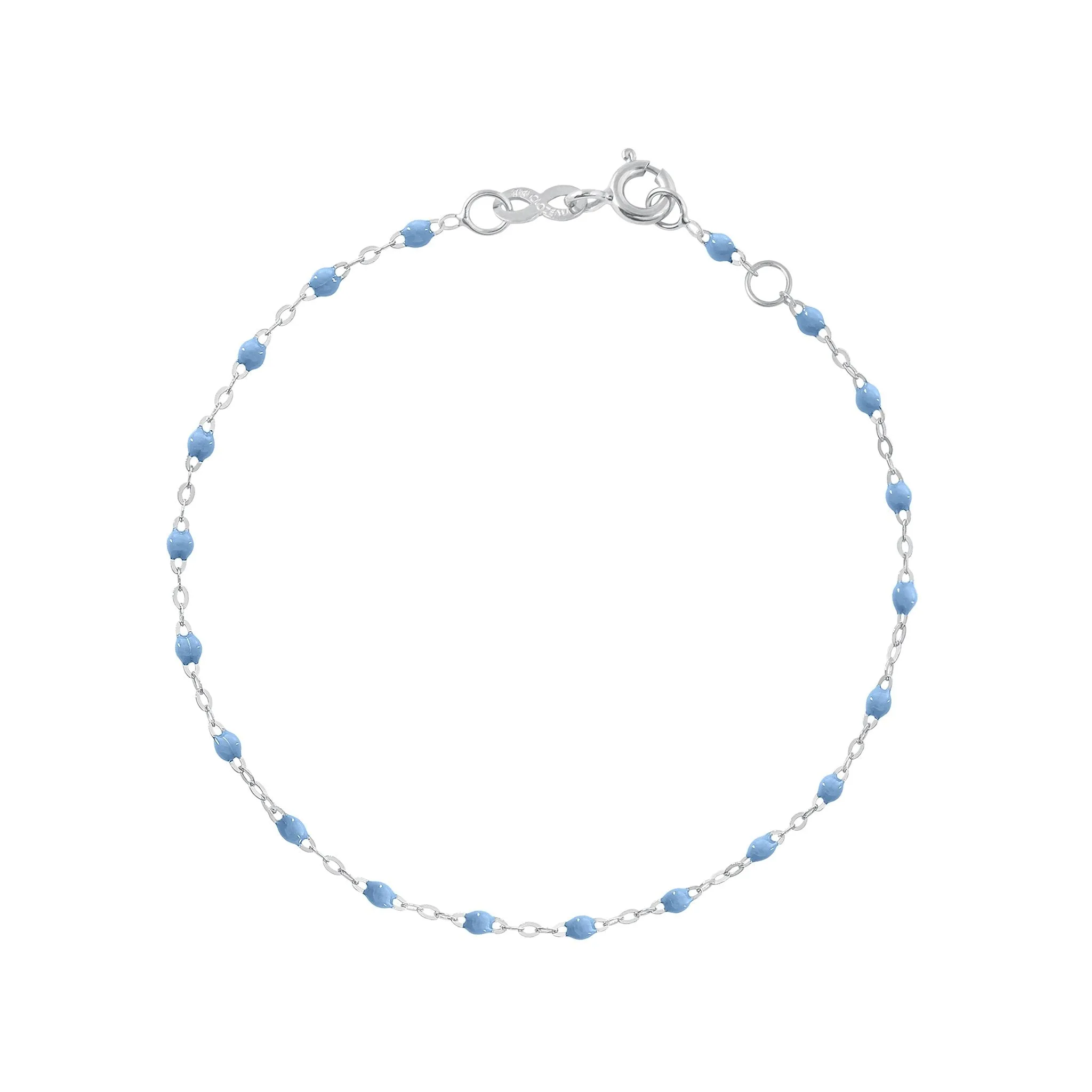 Classic Gigi Sky bracelet, White Gold, 6.7"