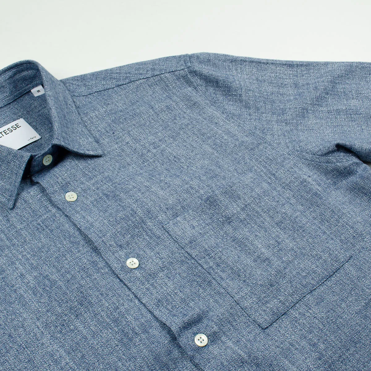 Coltesse - Lucidus Shirt - Mouliné Blue