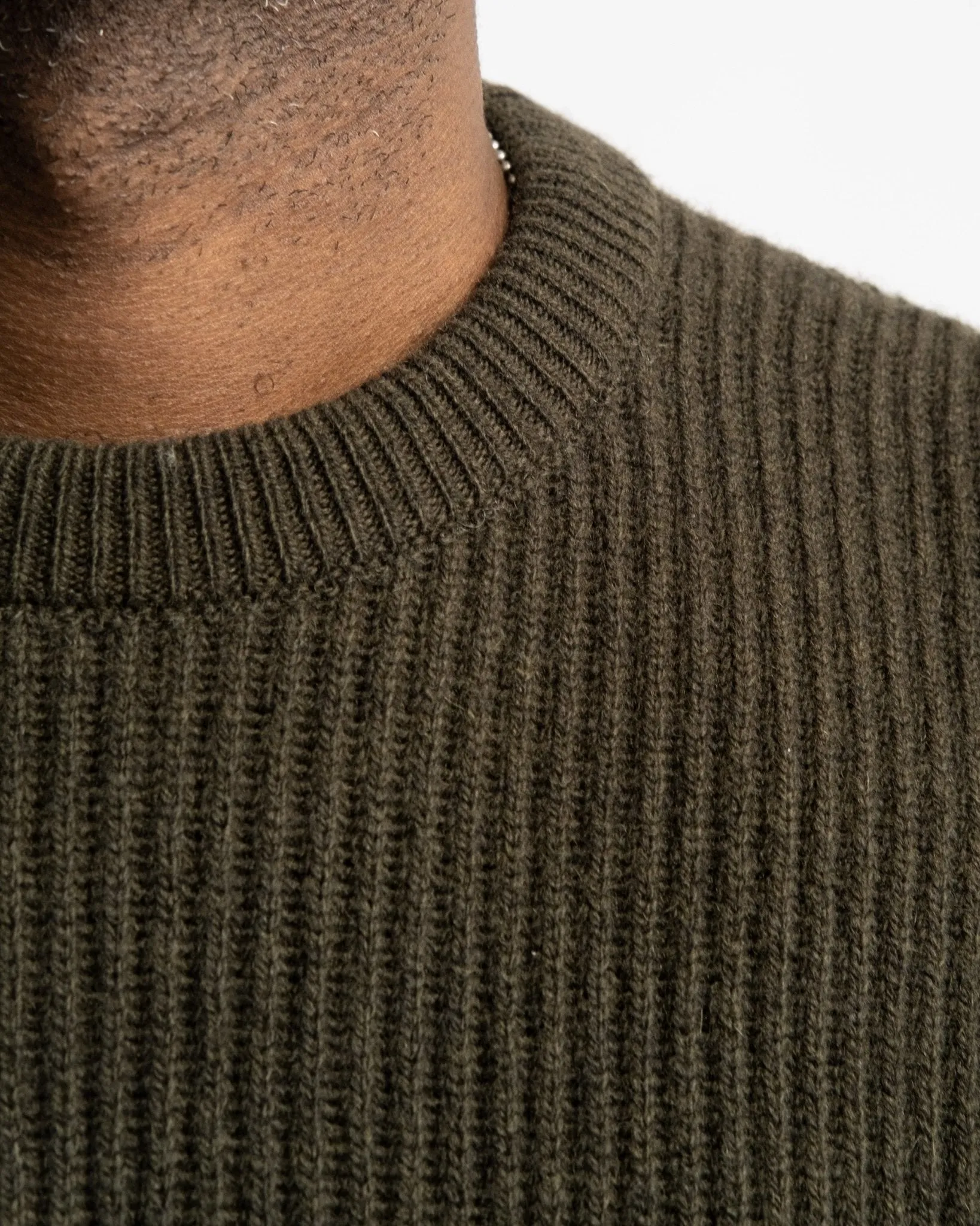 Crewneck Long Sleeve Cashmere Green