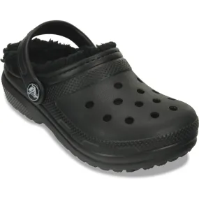 Crocs children sized Classic Lined Clog 207009-060 black