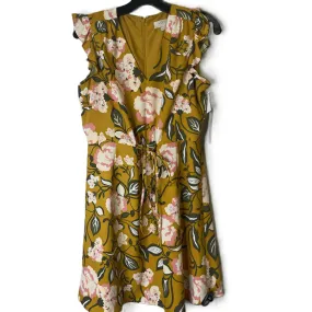 Dress Casual Short By Loft In Yellow, Size: M