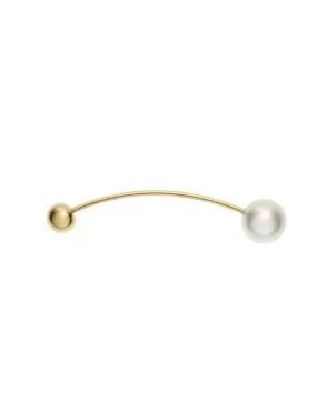 Elipse Akoya Pearl Bar Earring