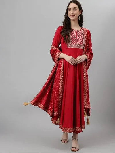 Embroidery Sequin Zari Salwar Suit