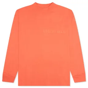 Essentials L/S Tee - Coral