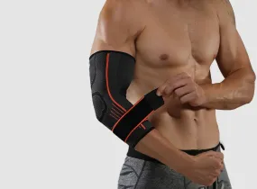 FitVille FlexGuard Elbow Compression Brace V2 1-Pair Bundle (Unisex)