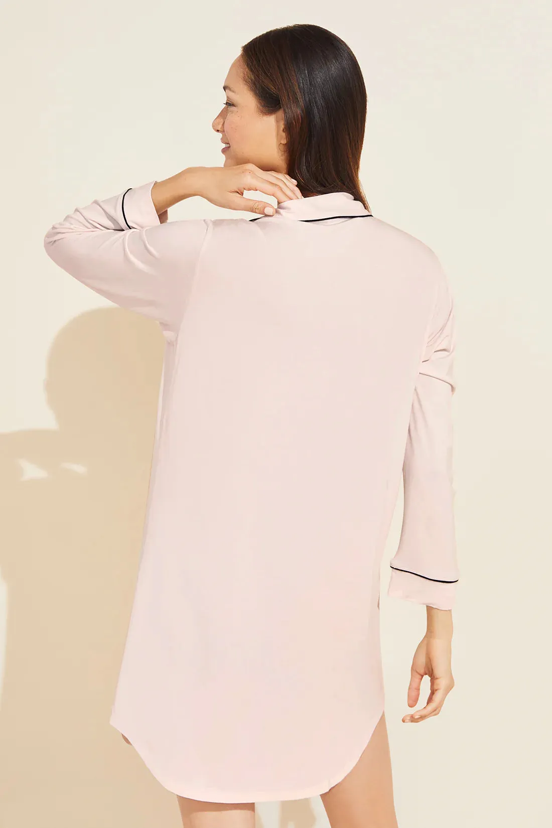 Gisele Sleepshirt | Sorbet Pink/Black