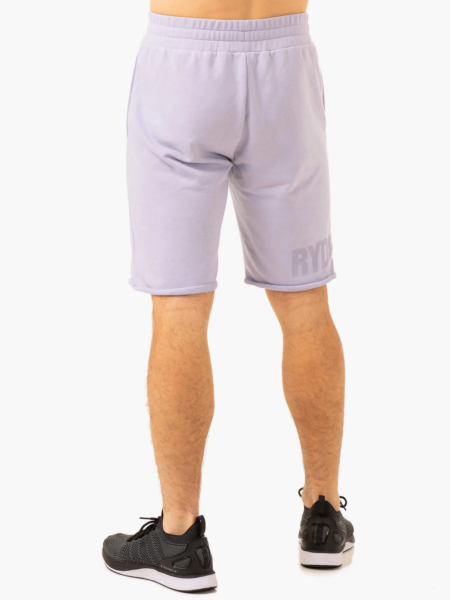 Heritage Fleece Track Shorts - Lavender