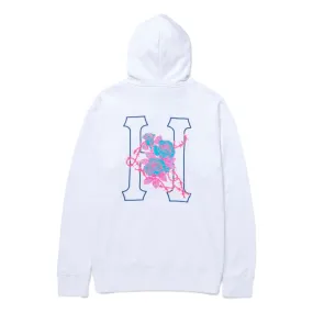 HUF BARB WIRE CLASSIC H P/O HOODIE-WHITE