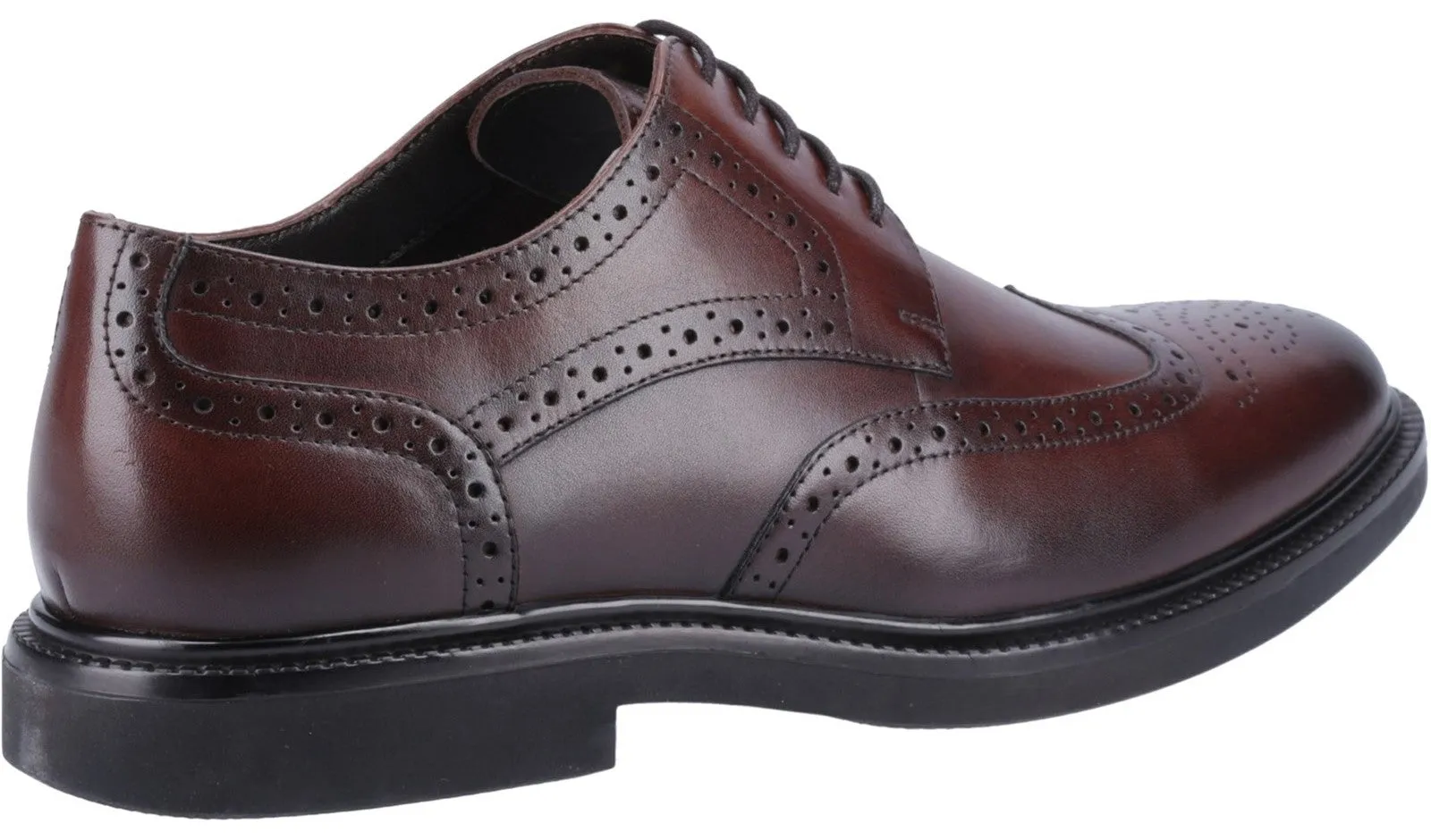 Hush Puppies Kingston Brogue Mens Leather Lace Up Brogue Shoe