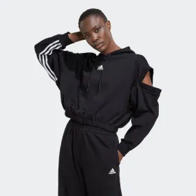 Hyperglam 3-Stripes With Cutout Detail Sweatshirt