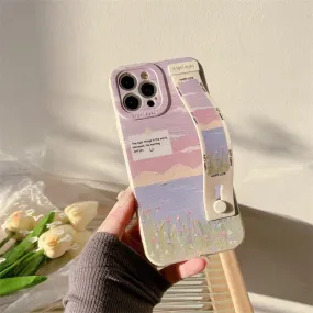 Landscape Painting Cute Phone Cases for iPhone 13, 14 Pro, 12, 11, XS Max, X, XR, 7, 8 Plus