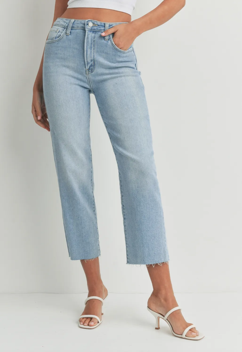 Lynox Classic Straight Denim in Light Wash