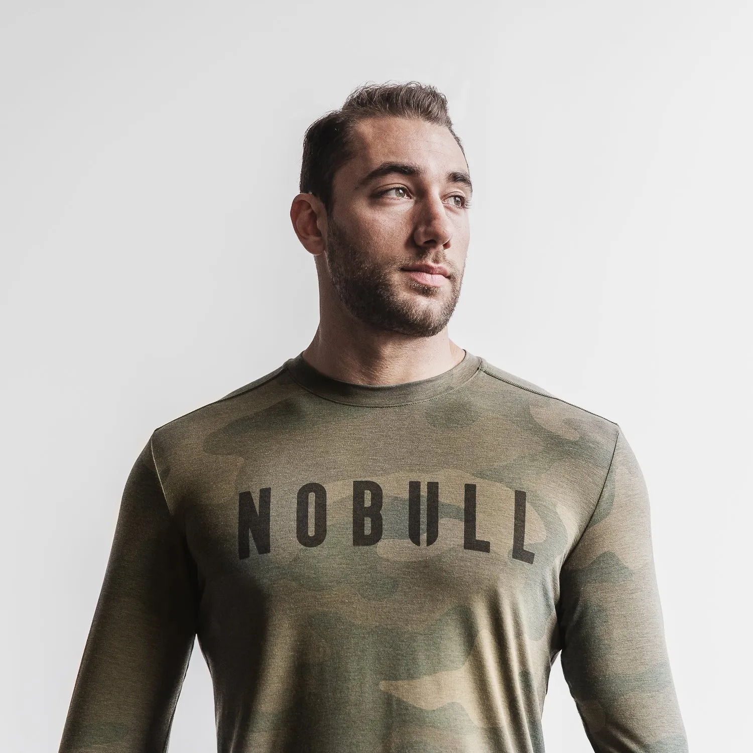 Men's Camo NOBULL Long Sleeve Tee