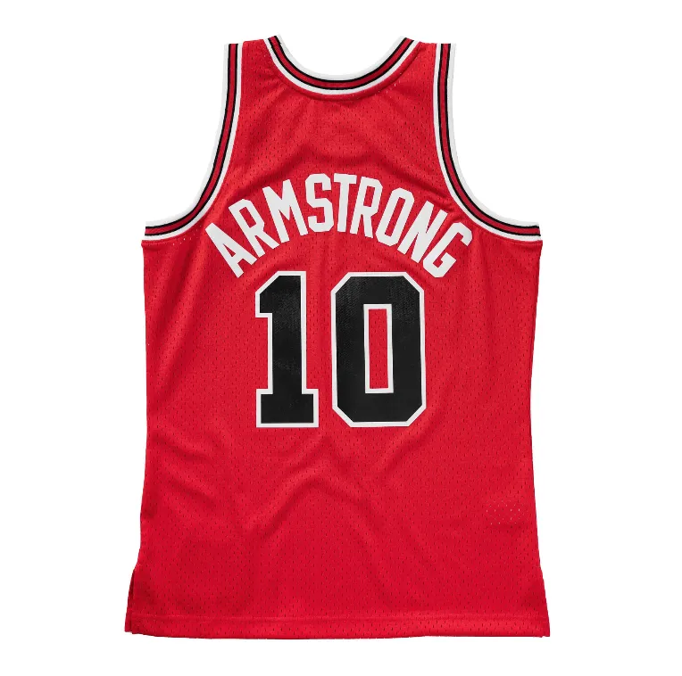 Mens Chicago Bulls B.J. Armstrong Mitchell & Ness Red 1990-91 Hardwood Classics Swingman Jersey