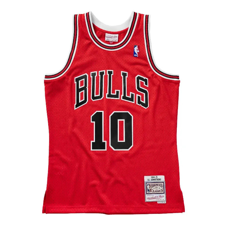 Mens Chicago Bulls B.J. Armstrong Mitchell & Ness Red 1990-91 Hardwood Classics Swingman Jersey