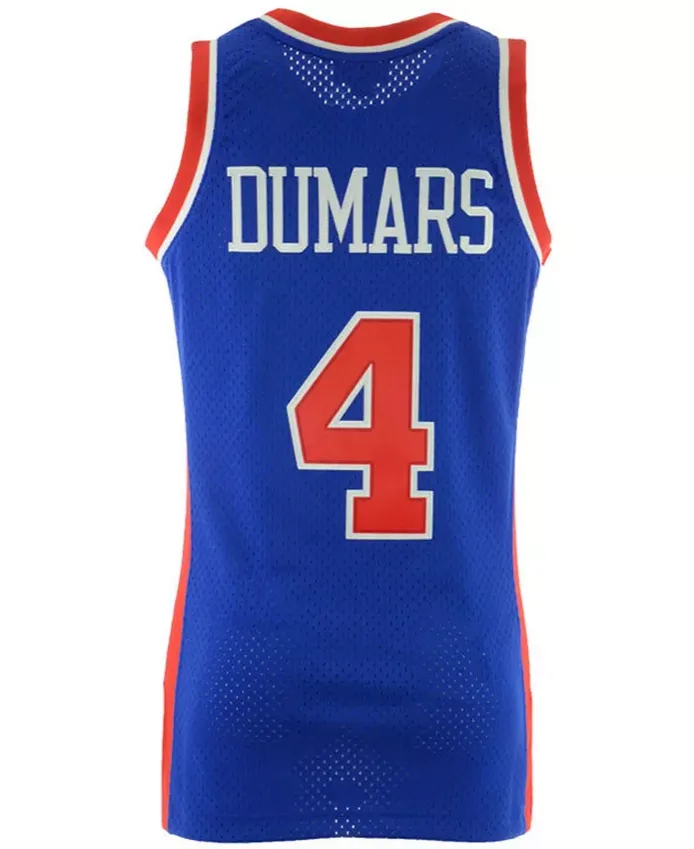 Men's Joe Dumars Detroit Pistons Mitchell & Ness Blue 1988-89 Hardwood Classics Swingman Jersey