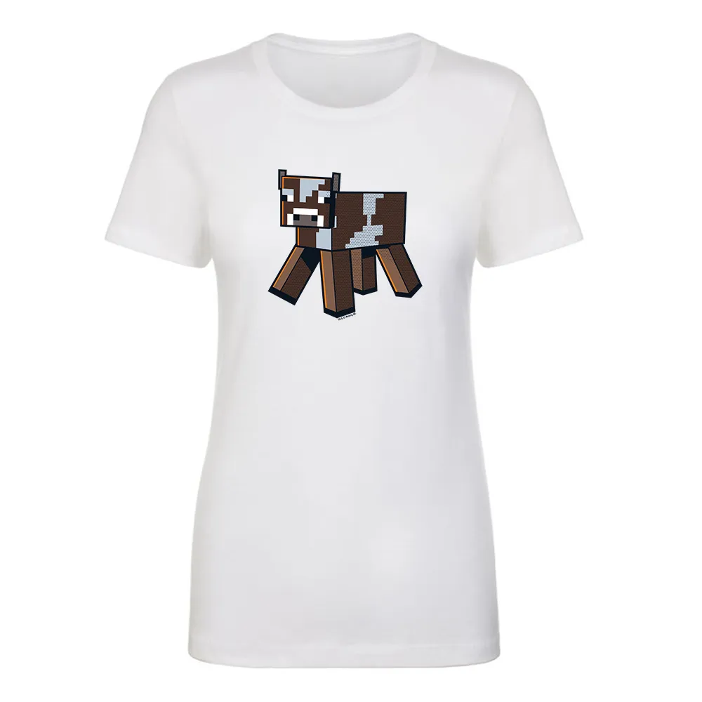 Minecraft Jolly Mobs Cow Women's Short Sleeve T-Shirt