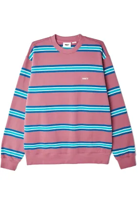 Obey men's long sleeve shirt Idea Organic Stripe 112480084 pink