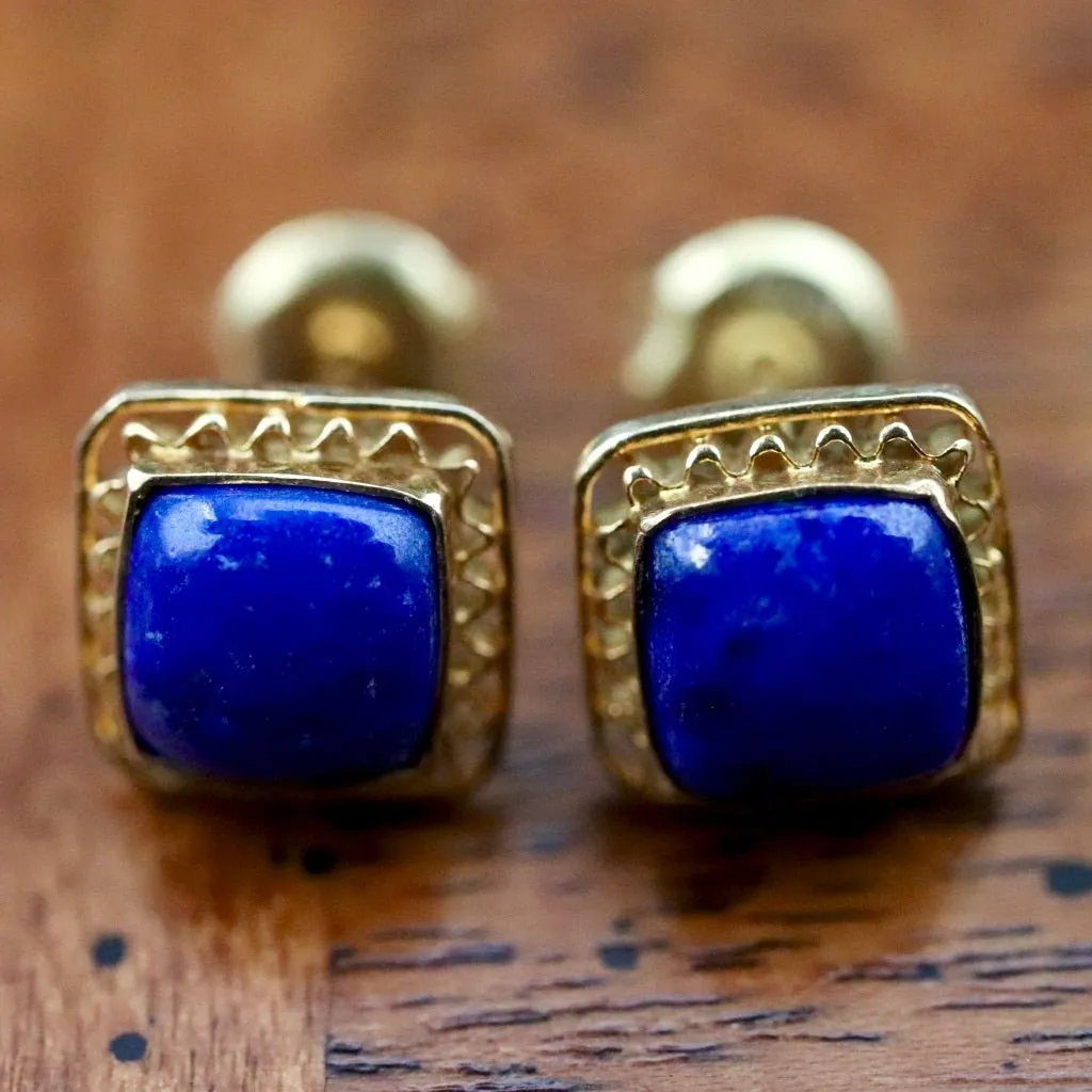 Openwork Square Stud Earrings