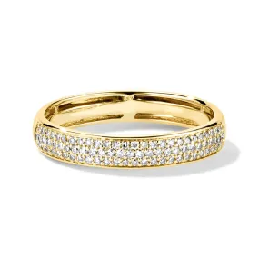 Pavé Lab Grown Diamond Bold Half Eternity Band