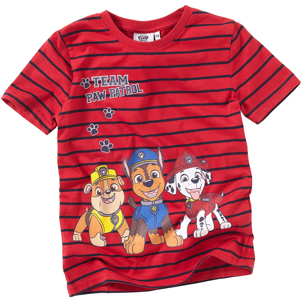 Paw Patrol Red Striped T-Shirt