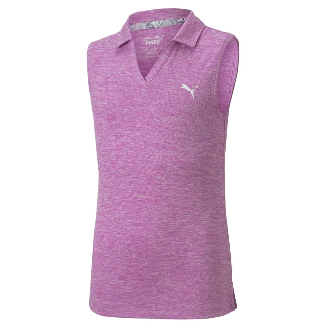 Puma - Girls' (Junior) Heather Polo (579314 23)