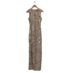 Quiz Gold Sequins Maxi Dress | Pre Loved |