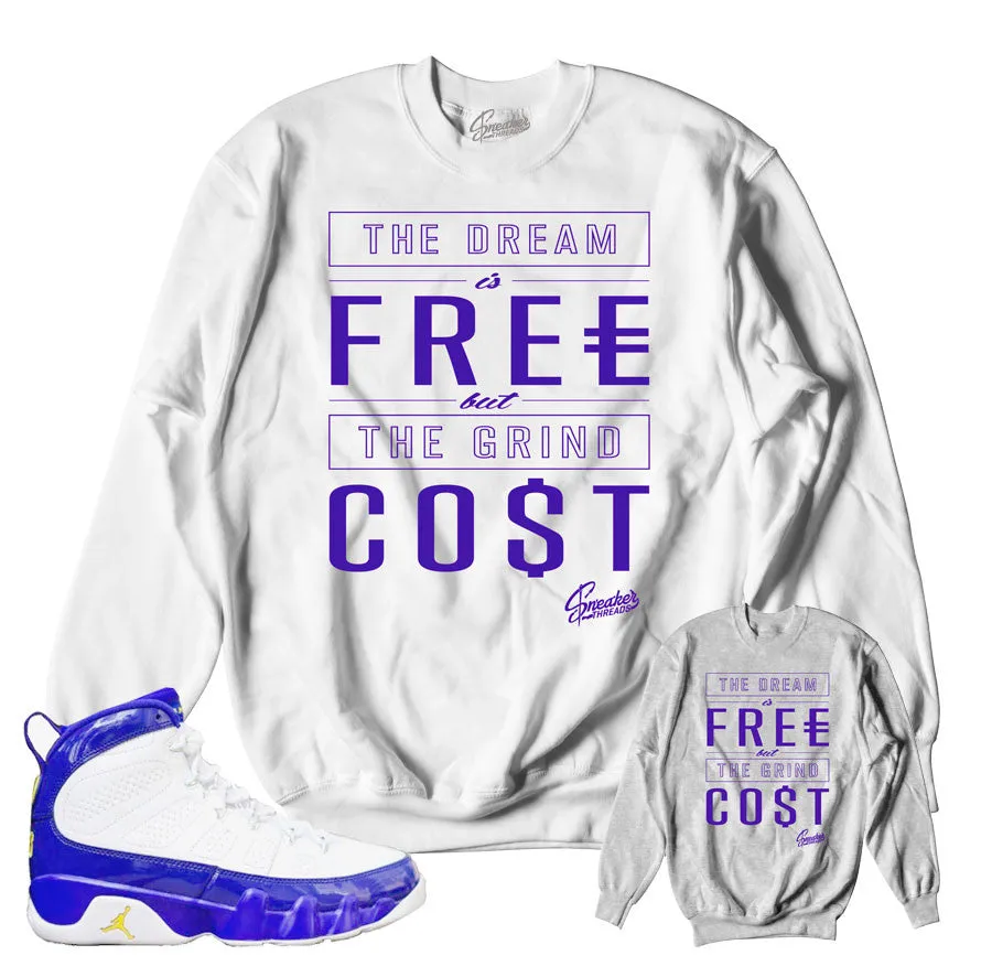 Retro 9 Concord Sweater - Cost