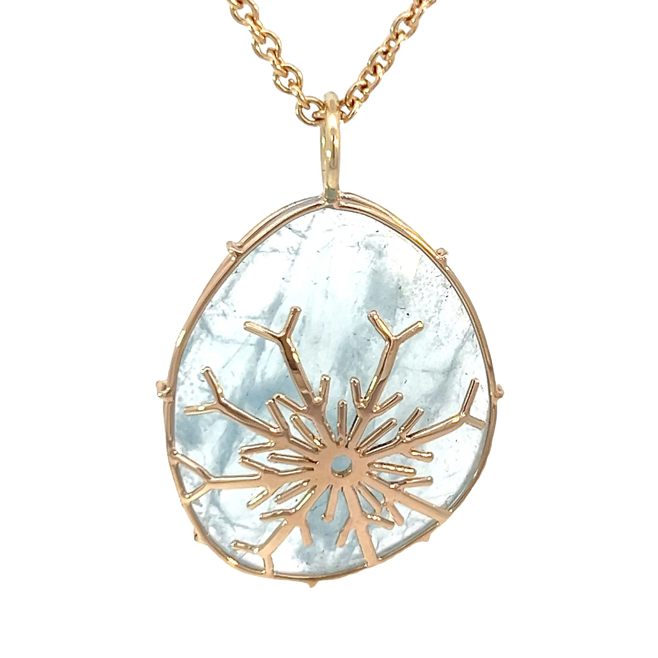 Snowflake Aquamarine Harriet Stone