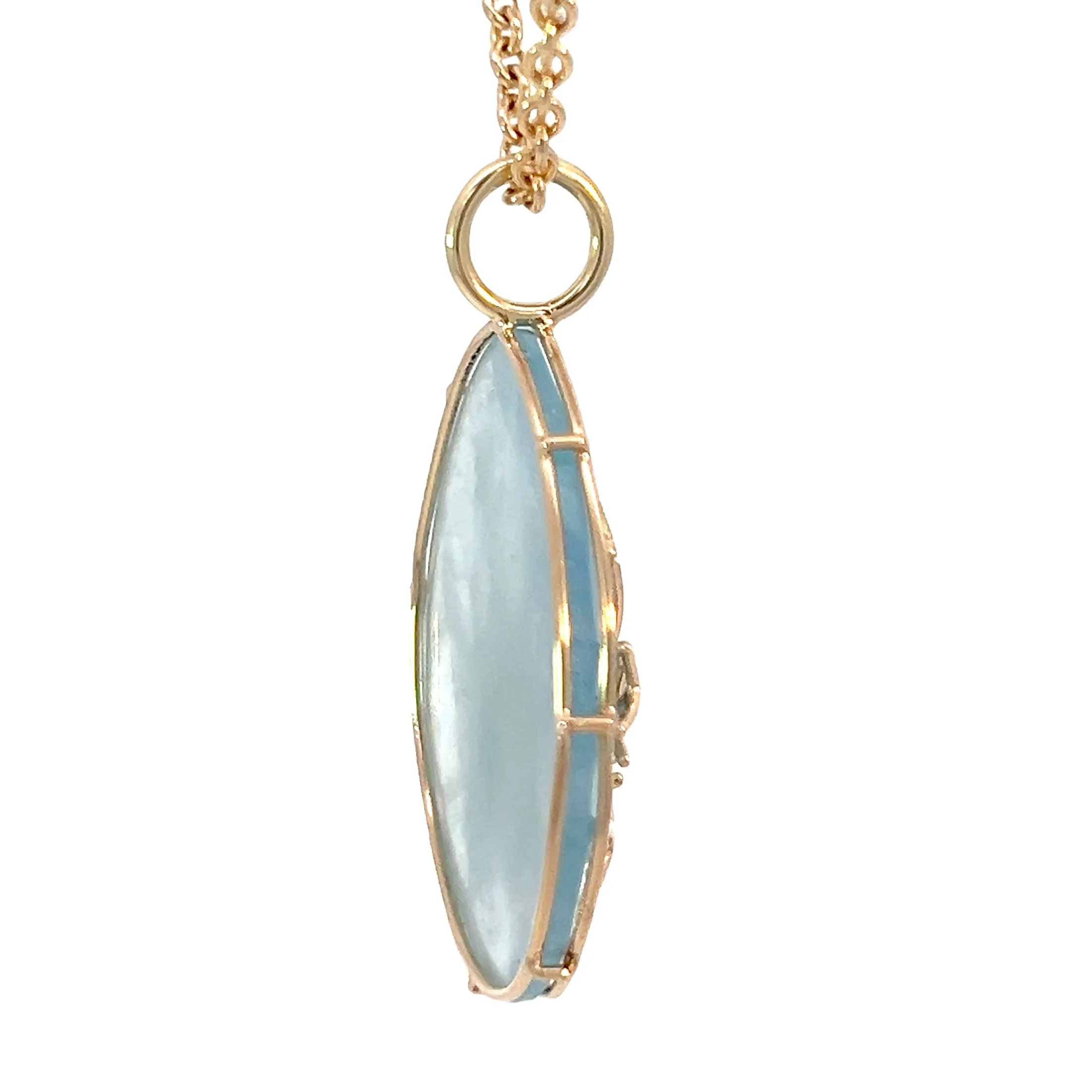 Snowflake Aquamarine Harriet Stone