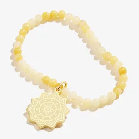 Solar Plexus Chakra Stretch Bracelet