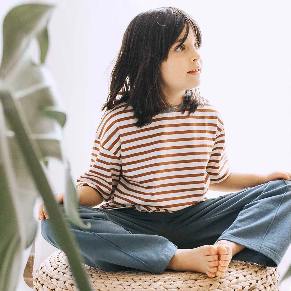 Striped Boxy Tee