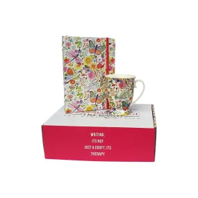 Swan Garden Mug & Journal Set