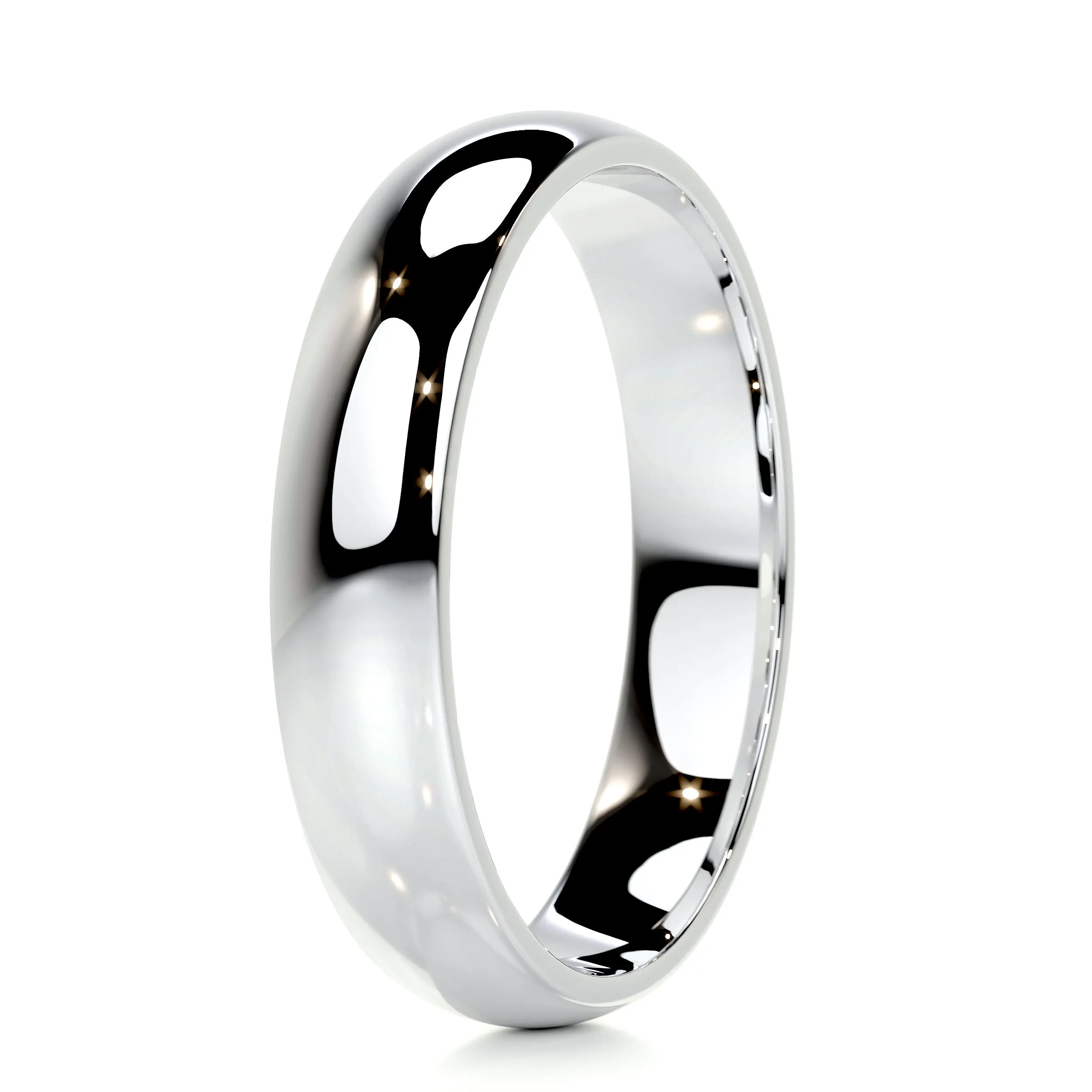 Tatiana Wedding Band -18K White Gold