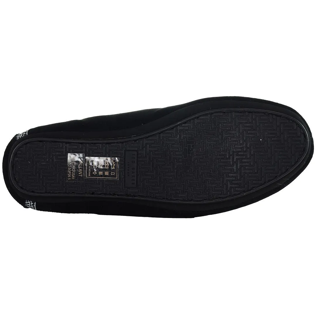 Ted Baker Vallant Mens Black Moccasin Slippers